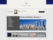 Tablet Screenshot of jonradhotel.com